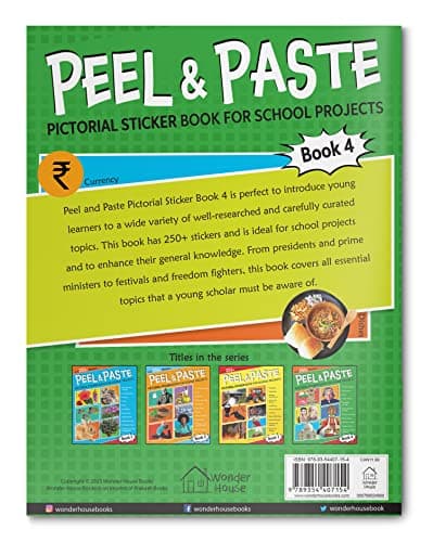 Peel & Paste - Pictorial Sticker Book For School Projects - Book 4 2