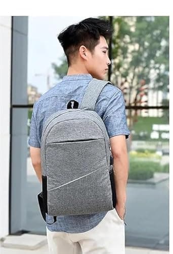 VENJA Multipurpose 3 Pcs Backpack Set Laptop Backpack with USB Charging Port, Water Resistant 16 Inch Computer Bag for College School, Business Travel Backpack, Casual Outdoor Daypack 3