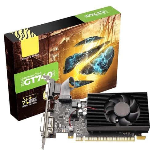 ZEBR0NICS GT740 4GB Graphics Card | Powered by NVIDIA | GDDR3 128-bit | PCIe x16 3.0 | HDMI, DVI, VGA | Up to 2560x1440@60Hz | PhysX Support | Cooling Fan Heatsink