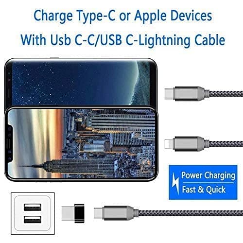 USB 3.0 OTG to USB Type C Adapter Portable Peripherals High-Speed Data Transfer, Compatible and Works with Laptops, Tablets, Smartphone, Chargers and More Devices (1) 2
