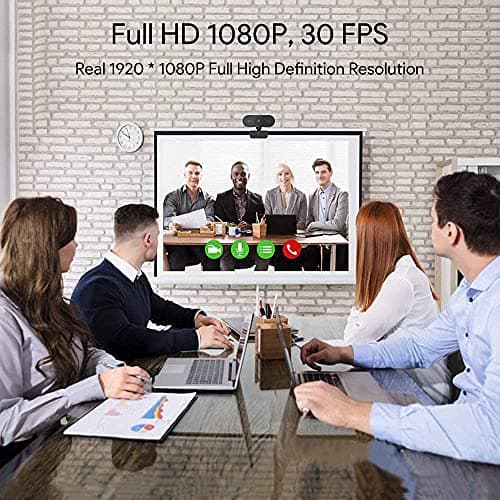 AJUK® Plug-and-Play Full HD 1080p Webcam with Microphone, Autofocus, Adjustable Viewing Angle Web Cam, and Wide Compatibility for Windows, Mac OS, Linux, and Major Live Broadcast Platforms 4