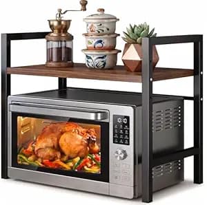 JBM MART Microwave Stand for Kitchen Platform | Multipurpose Rack for Storage | Oven Stand & Microwave Storage Rack | Air Fryer Stand | Mixer Grinder Stand for Kitchen