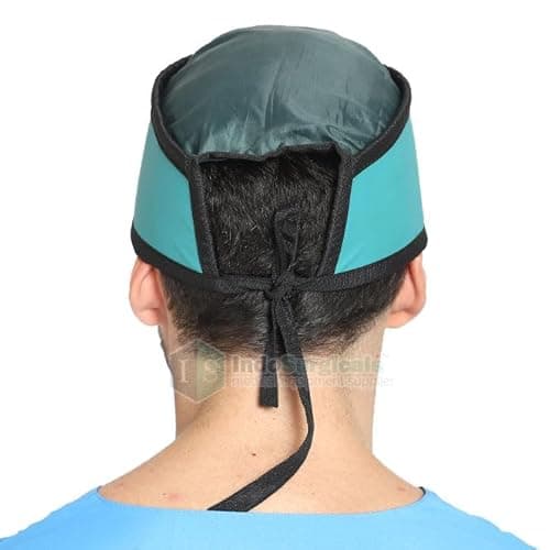IS IndoSurgicals X Ray Lead Cap (Radiation Protection Head Shield), Lead Equivalency 0.35 mm - BARC Approved 2