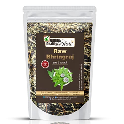 Online Quality Store Raw Bringaraj/Bringraj Dry Leaves Powder - 100g, Powder Form, 100% Natural, No Chemical Added, for Hair Nourishment 3