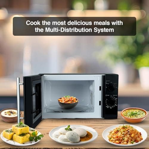 Godrej 20 L 5 Years Comprehensive Warranty Multi Distribution System for Even and Faster Cooking, Solo Microwave Oven With 5 Power Levels (GMX 20SA2, Black) 3