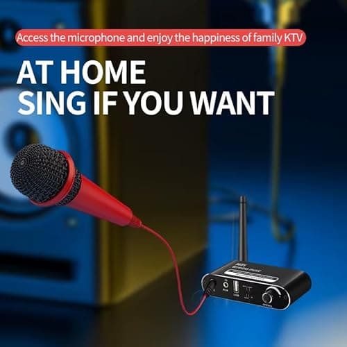 MICROWARE 30M TV USB Bluetooth 5.1 Receiver Transmitter Wireless Audio Adapter Optical Fiber to AUX RCA DAC Converter with Remote Control (Model : T02) 5