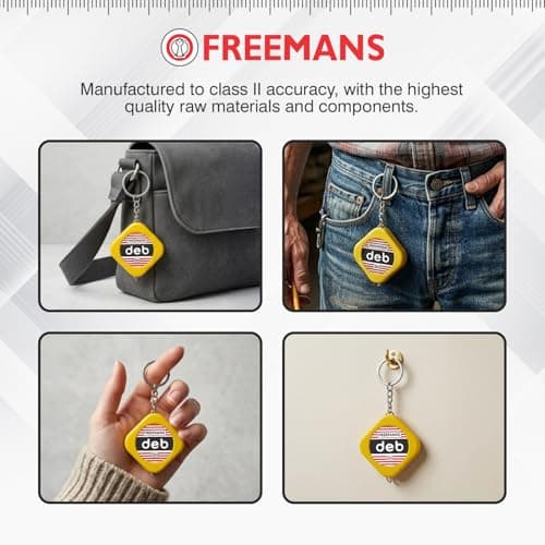 FREEMANS DEB 2m Measuring Tapes - Set of 10 Pieces 5