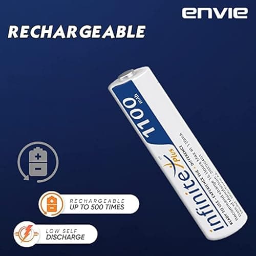 Envie 1100mah AAA Infinite Plus Rechargable Battery (Pack of 6) 2