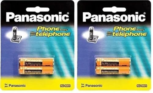 AAA Rechargeable Ni-MH Batteries, 1.2V, 830mAh, Pack of 4, Compatible with Cordless Phones, Home Electronics