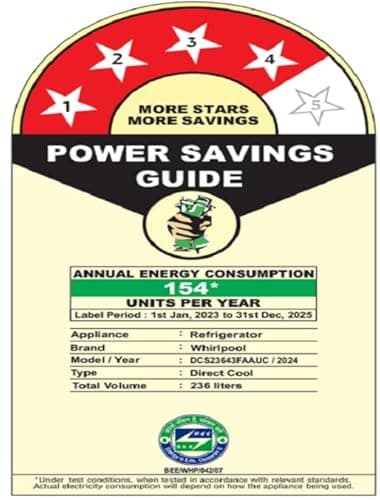 Whirlpool 236 L 4 Star Frost Free Inverter Direct-Cool Single Door Refrigerator (Auto-Defrost, Intellisense Inverter, 260 IMPRO PLUS ROY 4S WINE Breeze-Z) 2