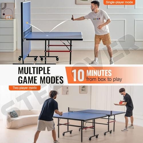Step Over Tournament PRO 25MM Heavy Duty ||Laminated Top 25MM|| High Performance||Schools||Resorts||Clubs|| TT Academy ||Free TT Table Cover + 2 TT Racket & Balls||Limited Edition 2026 5