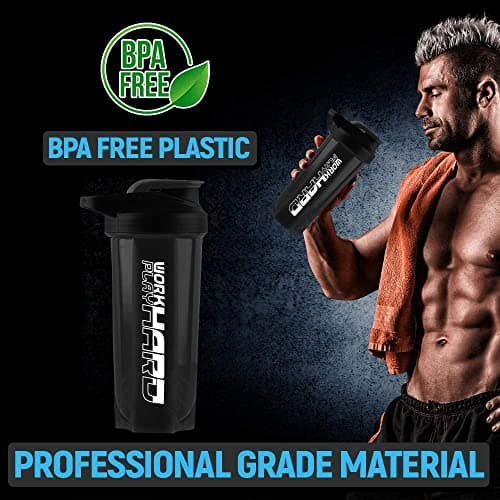 COOL INDIANS GYM SHAKER BOTTLE 700 ML, SHAKER BOTTLE FOR PROTEIN SHAKE 100% LEAKPROOF AND BPA FREE PROTEIN SHAKER|SIPPER BOTTLE (BLACK) 2