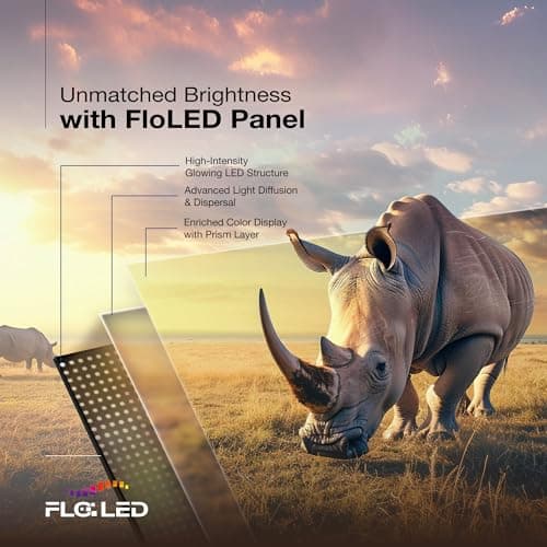 SANSUI 109 cm (43) Full HD QLED Smart Google TV with HDR10, Dolby Audio, Bezel-Less Design, Built-in Chromecast & FloLED Panel JSW43FHG5Q (Black) 4