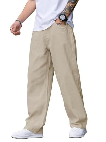 TAGAS Men Relaxed FIT Denim Jeans | Loose Jeans for Men | Mens Baggy Fit Denim Jeans Pant | MDJ-22