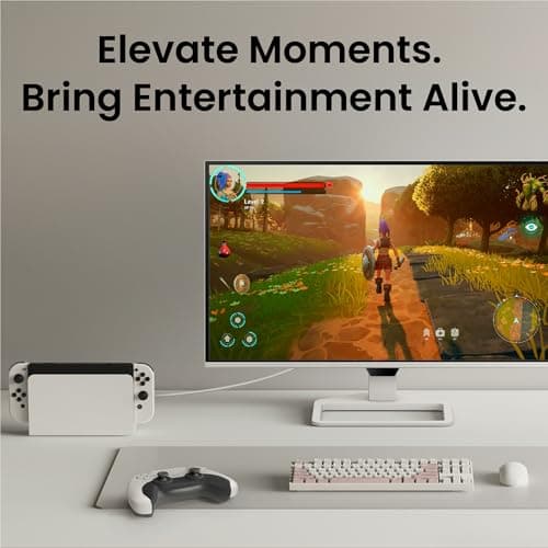 BenQ EW270Q 27" QHD Gaming Monitor, 200Hz, 90% P3 IPS, 65W USB-C, Dual 5W Speakers, Exceptional Audiovisual Enjoyment for Movie & Binge 3