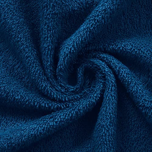 Story@Home Combo of 100% Cotton Face Towel Set, 450 GSM (30 cm X 30 cm)(Pack of 10, Navy Blue) 4