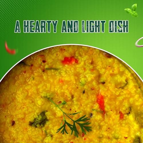 Chokhi Dhani Ready to Eat Khichdi Pack of 2 (200g Each) | Rice & Moong Dal Khichdi | Just Heat & Eat Indian Meal | Healthy Comfort Food | Veg 4