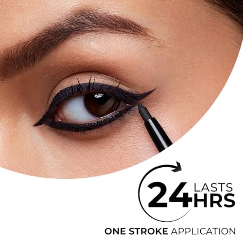 LoveChild Masaba Kajal Pencil Coal Black Matte - Smudge-proof & Waterproof, Long-lasting Deeply Pigmented Intense Black Kajal for Women, Makeup Essential (0.35g) 2