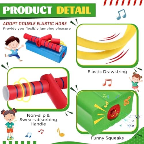 Toy Imagine Foam Pogo Jumper for Kids – Indoor & Outdoor Bouncing Toy for Boys & Girls | Fun Jumping Stick for Ages 3+ | Safe, Durable & Supports Up to 250 Lbs | Birthday Gift (Color May Vary) 4