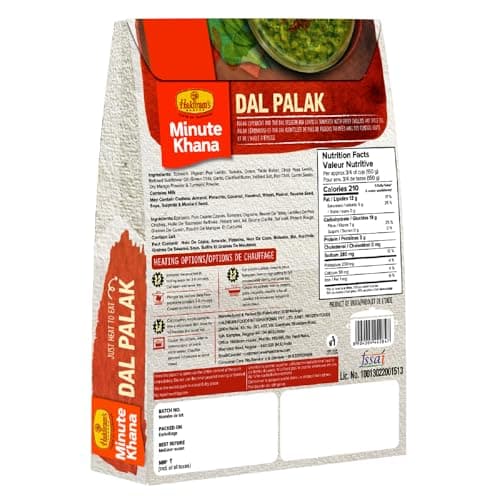 Haldiram's Nagpur Ready To Eat Dal Palak 300g, Dum Biryani 200g, Dal Tadka JeeraRice 350g, Choley Chawal 350g Combo 3
