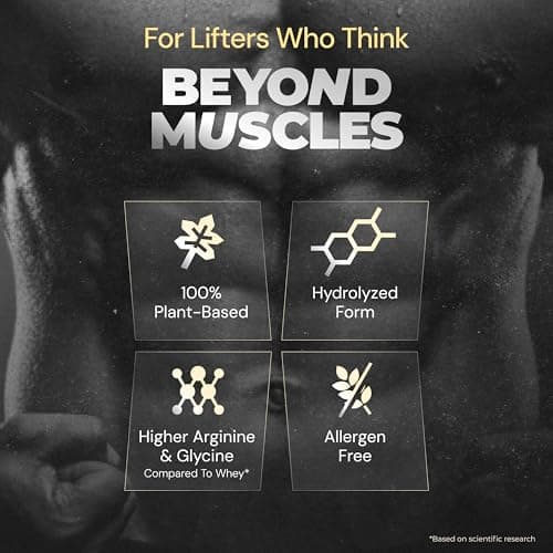 NUTRABAY Gold 100% Pea Protein Powder - 1kg, Cold Coffee | 25g Protein, 4.6g BCAA, 5g Fiber | Complete Amino Profile | Tastiest & Smoothest Vegan, Plant Protein | Muscle Gain & Fast Recovery 6