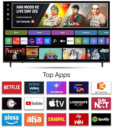 LG 189 cms (75 inches) QNED82 AI Series 4K Ultra HD Smart webOS IPS QNED Mini LED TV 75QNED82BLA 3