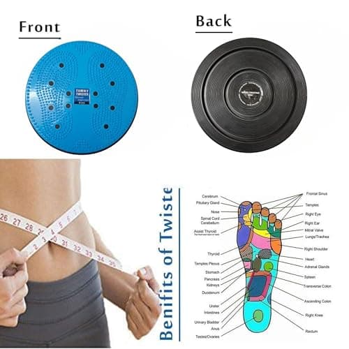 R.s India Care Tummy Twister Abdominal ABS Exerciser Body Toner Fat Buster Oblique Workout Perfect Waist Trimmer Exerciser Home Gym Equipment for Men and Women 3