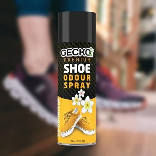 Gecko Natural Shoe & Sneaker Spray | Powerful Odour Eliminator & Deodorant | Advanced Shoe Smell Remover, Cleaner & Freshener for All Footwear Types with Long-Lasting Freshness – FORMULATION 101X 4