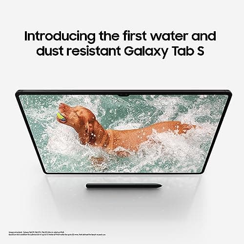 Samsung Galaxy Tab S9, S Pen in-Box, 27.81 cm (11 inch) Dynamic AMOLED 2X Display, RAM 8 GB, ROM 128 GB Expandable, Wi-Fi + 5G Tablet, Gray 5