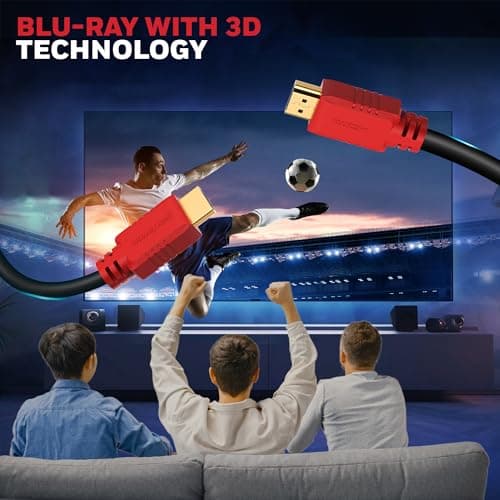 Honeywell HDMI Cable v1.4 with Ethernet, 3D/4Kx2K Ultra HD Resolution, 20 Mtr, 10.2 GBPS Transmission Speed, Compatible with all HDMI Devices Laptop Desktop TV Set-top Box Gaming Console 2