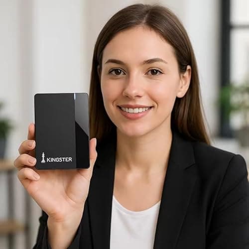 KINGSTER 1TB External Hard Drive – USB 3.0 Portable HDD | Ultra Slim, Plug & Play | Fast Data Transfer | Backup Storage for Laptop, PC, Mac (Black) 5