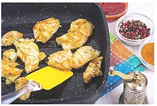 AV Enterprises | Multicolour Silicone Heat Resistant Oil Brush and Spatula Set with Handle/Pastry/Cake Brush/Ghee Combo Set of 2 Pcs 4