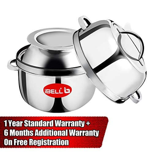 iBELL Stainless Steel Steam Pot, 1.5 Kilogram, Thermal Rice Cooker With Rubber Gasket (Induction Based Pot) Silver 2