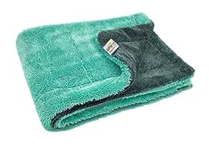 SOFTSPUN Microfiber Cloth for Car - 1200 GSM, 50x80cms, 1Pcs, Multicolor Twisted Loop Super Absorbentâ€¦â€¦