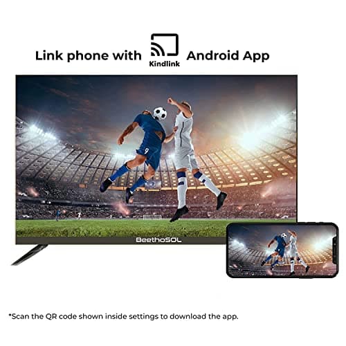 BeethoSOL 108 cm (43 inch) Frame Less Full HD LED Smart Android TV (43BZ37), Black 4