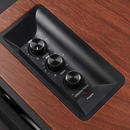 Edifier R1700BTs Powered Bluetooth 5.0 Wireless Bookshelf Speakers - 66 Watts (Brown) 3