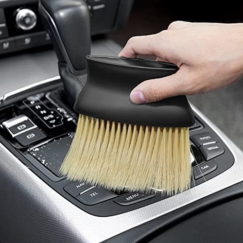 Wolpin Multipurpose Cleaning Brush for Car Interior, AC Vent & Dashboard | Dust & Dirt Cleaner for PC, Laptop, Keyboard & Electronic Gadgets 2
