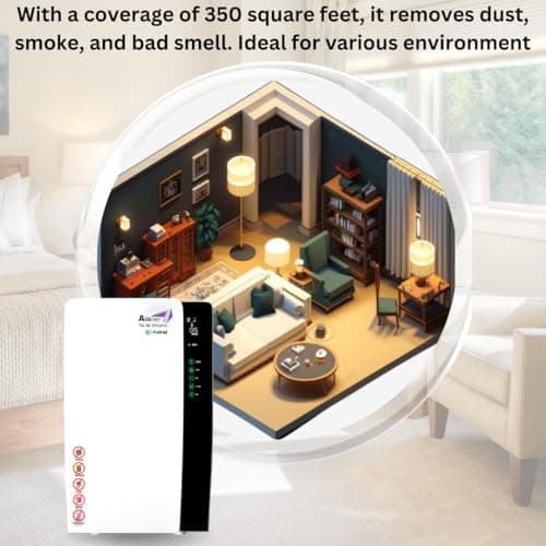 Air Purifier for Home – Aiither AVIRAL | Made in India | 8-Stage Filtration with True HEPA H13 | Captures 99.97% of Viruses & Airborne Particles | 2-Year Manufacturer Warranty 3