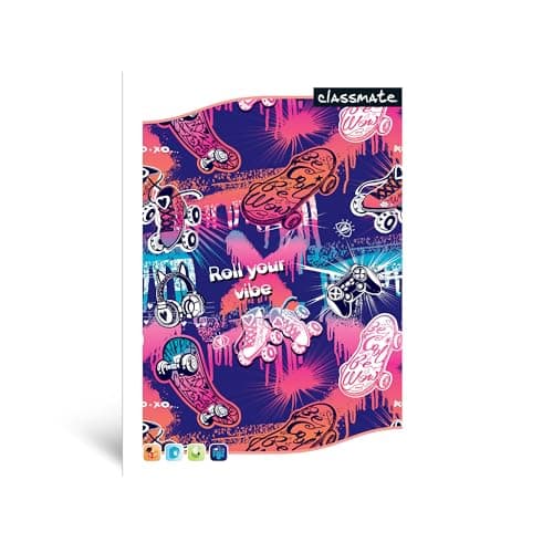 Classmate Long Notebook - A4, Soft Cover, 304 Pages, Single Line (Pack of 6)