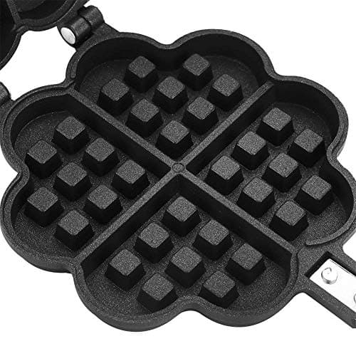 ASPENX Heart Shaped Waffle Maker | Non-Stick Double-Side Baking Pan | Aluminum Alloy Mould | Press Plate | Cooking Tool | Sandwich Maker 2