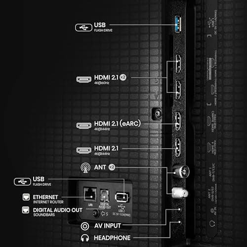 Hisense 139 cm (55 Inches) 4K QLED Mini LED Smart TV | 900 NITS Peak Brightness | 144Hz Game Mode | Dolby Vision IQ & Dolby Atmos | 2.1 CH 40W Speakers (Built-in Subwoofer) | VIDAA OS | 55U7Q (Black) 6