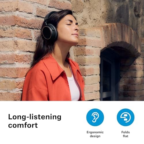 Sennheiser ACCENTUM Wireless Special Edition-Over Ear Headphones with Hybrid ANC,50 Hr Battery & Free BTD 600 Bluetooth Dongle Worth 5,990 Streaming & Crystal Clear Calls,Designed in Germany - Copper 4