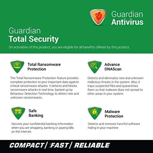 Guardian Antivirus Total Security With Anti-Ransomware- 1Pc/1Year (Email Delivery In 2 Hours- No Cd) 3