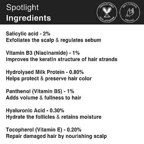 Soulflower Rosemary Shampoo For Hair Growth, Anti Hair Fall, Stronger, Shiny & Long Hair & Healthy Scalp WIth Tea Tree, Pro Vitamin B5 | Men & Women | 200 ml 4