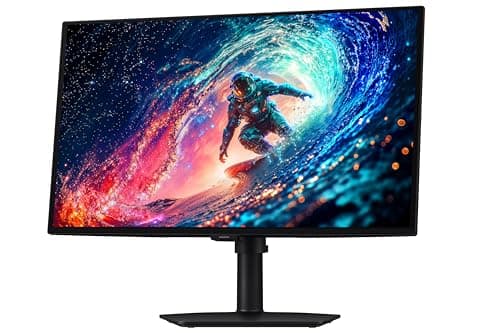 Samsung Odyssey OLED G6 Monitor 27 Inch QHD (2560 x 1440 Resolution), 240 Hz, OLED Panel, 0.03ms(GTG), HDR10+ Gaming, Display Port, HDMI, Headphone Jack, FreeSync & G-Sync (LS27HG612SWXXL, Black) 3