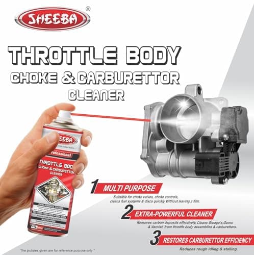 Sheeba Throttle Body, Choke and Carburettor Cleaner (500 Ml) (STBCBG7) 3