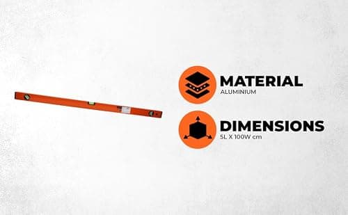 BLACK+DECKER BDHT43190 Aluminium Box Beam Level 100cm (Orange) 2
