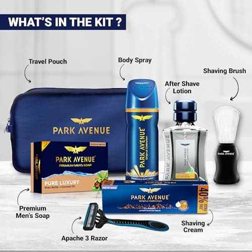 Park Avenue Essential Grooming Collection 7 in 1 Combo Grooming Kit for men 3