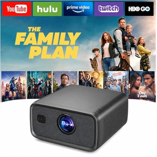 Touchview Ultraview G10 4K HDR10, Highest Brightness 36000 Lumen, HDMI ARC Projector 4K Ultra HD, 3200 ANSI, Fully Sealed, AI Fully Automatic, YouTube Hotstar Prime Net - Flix 4G128G Projector 2