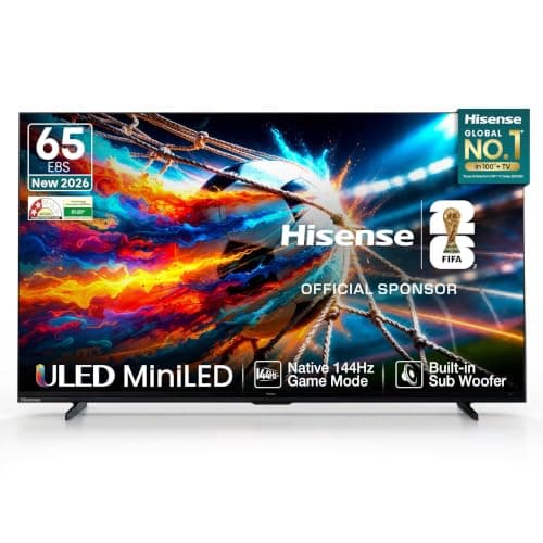Hisense 164 cm (65 inches) E8S Series Hi-QLED MiniLED Smart TV 65E8S (Black)